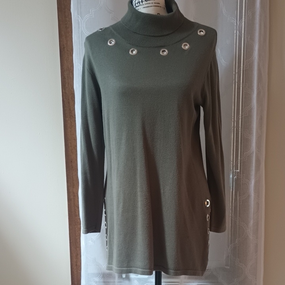 Lulu-B Olive Knit Sweater